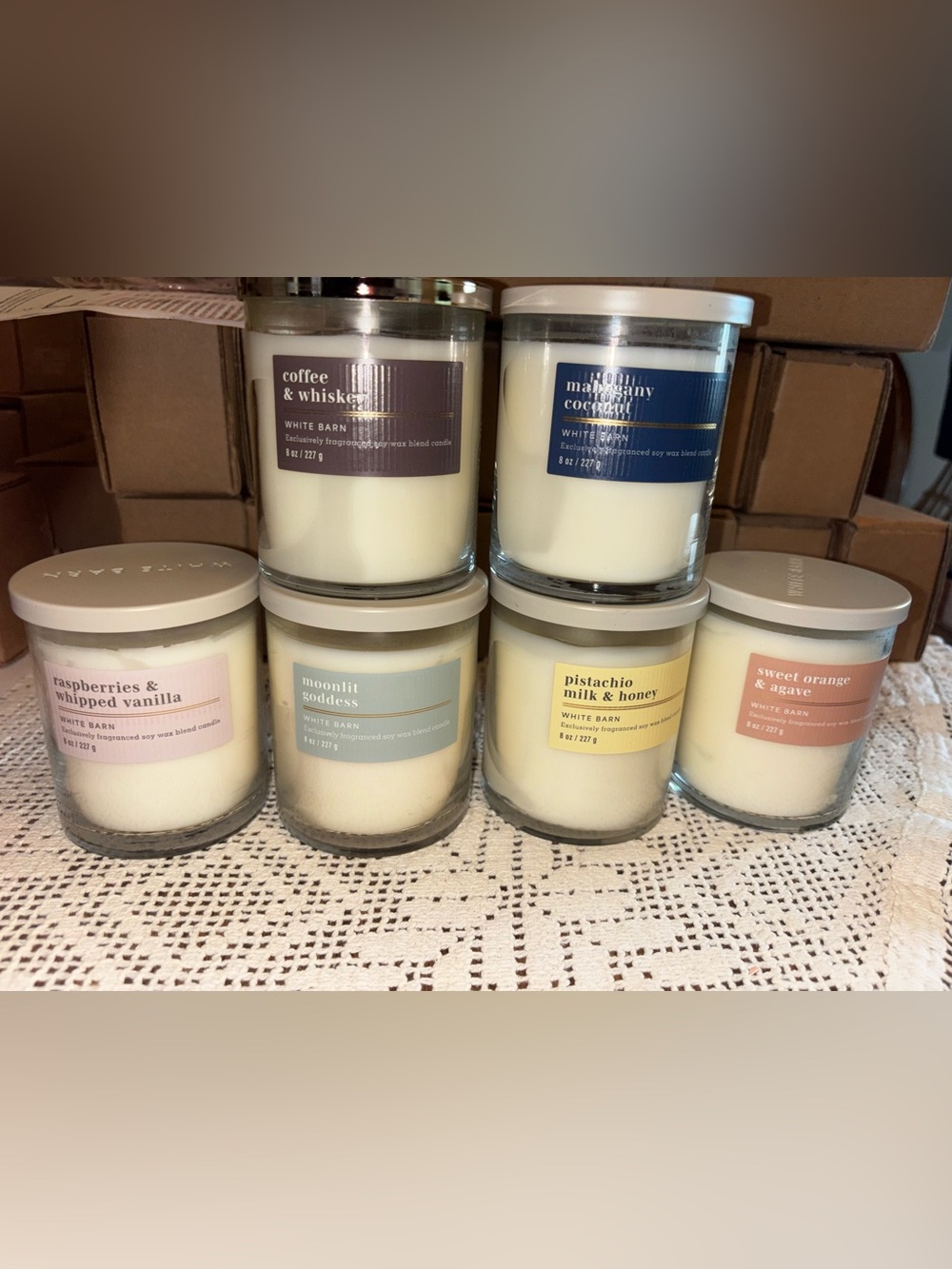 (2026) Bundle of 6 bath and body works candles- single wick candles